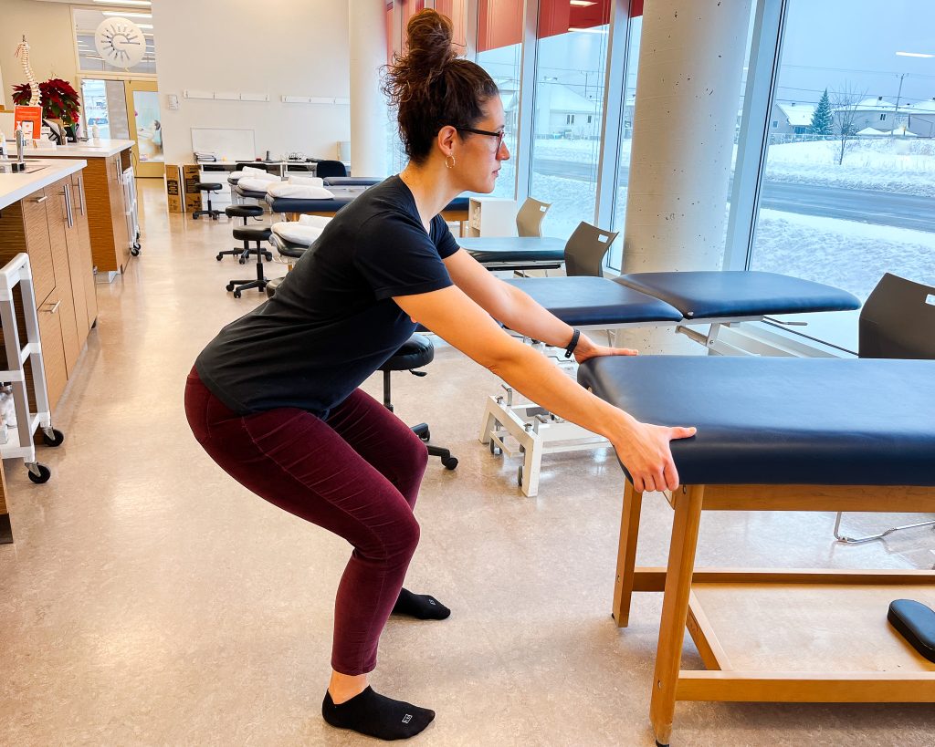 squat avec appui